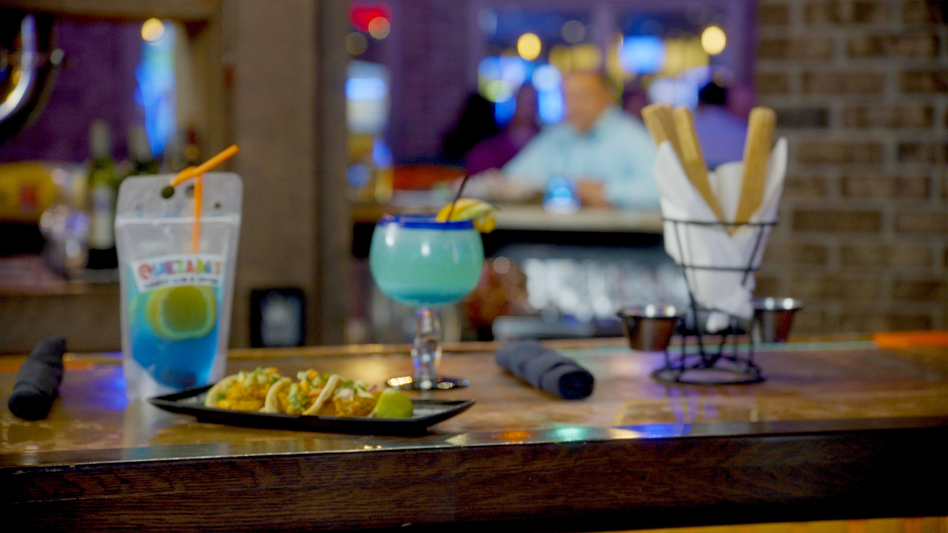 homepage slider - food at bar